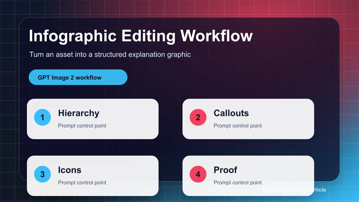 Build infographics from visual hierarchy