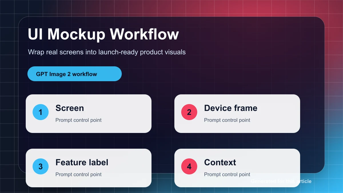 Use UI mockups for product storytelling